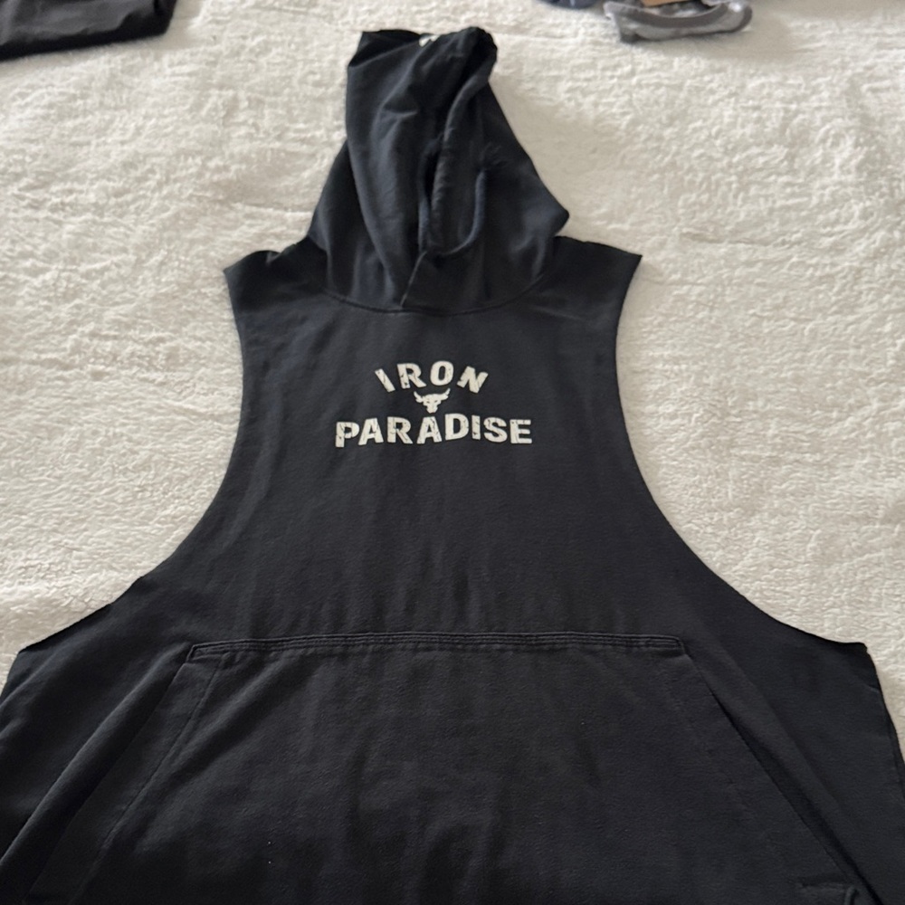 Under Armour Black Sleeveless Hoodie